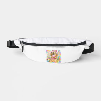 Easter Dog Bunny Ear Funny Golden Retriever Easter Bum Bags