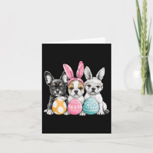 Easter Dog Easter Dog Bunny Ears Easter Egg Card