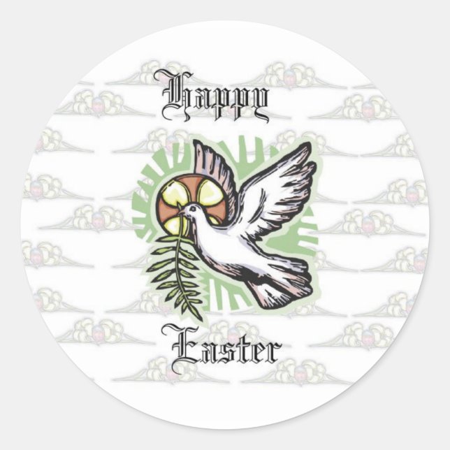 Easter Dove Sticker (Front)