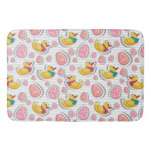 Easter Duck And Eggs Pattern Bath Mat