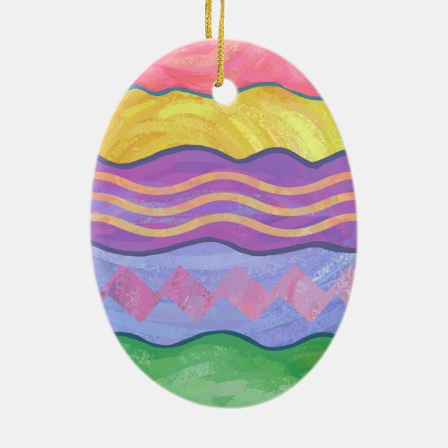 Easter Egg 1 Ornament (Back)