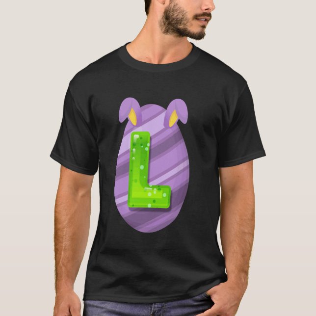 Easter Egg Alphabet ABCs Learning Fun Colourful Le T-Shirt (Front)