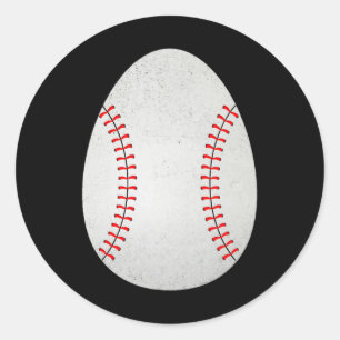 Easter Egg Baseball Easter Kids Boys  Classic Round Sticker