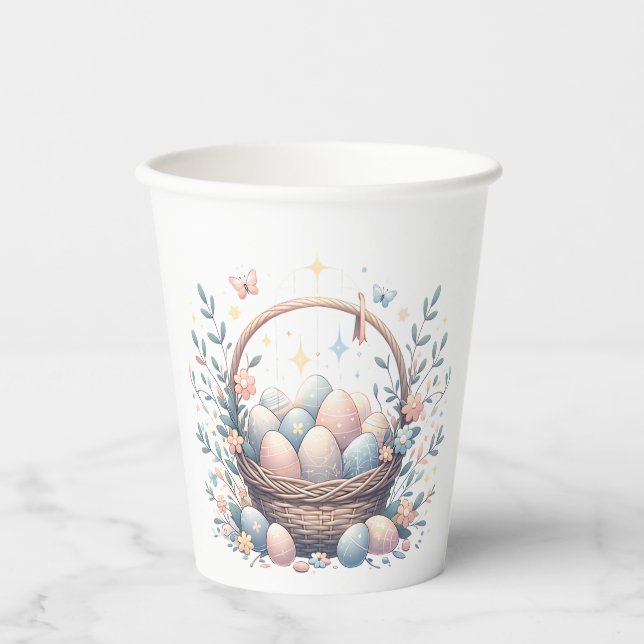 Easter Egg Basket Paper Cups (Front)