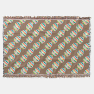 Easter Egg Blanket Fun Easter Throw Blankets Decor