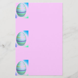 Easter Egg Blues Stationery