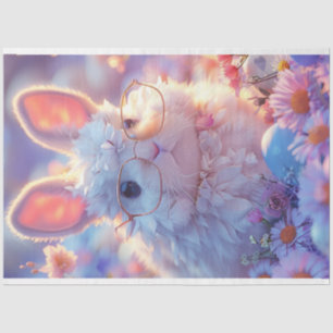 Easter Egg Bunny Decoupage Tissue Paper