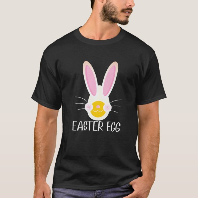 Easter Egg Bunny Rabbit Eggs Hunting Spring Egg Hu T-Shirt (Front)