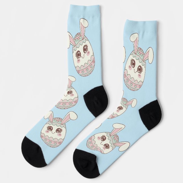  Easter Egg Bunny  Socks (Left)