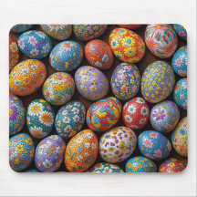 Easter Egg Colourful Flowers  