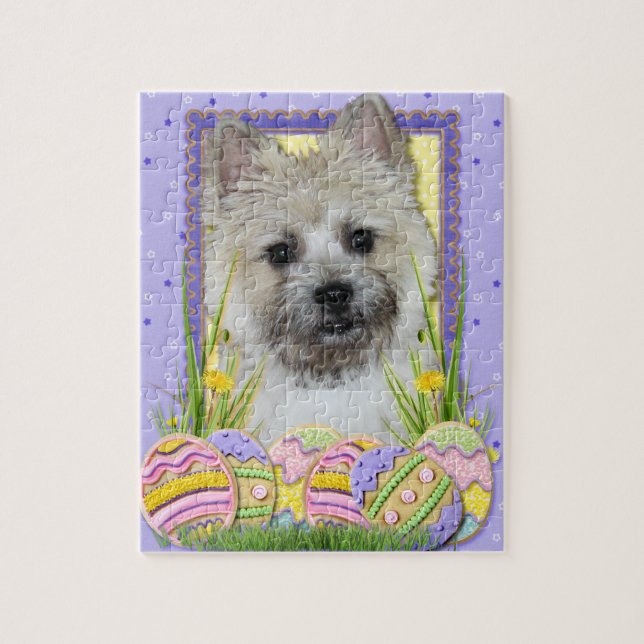 Easter Egg Cookies - Cairn Terrier Jigsaw Puzzle (Vertical)