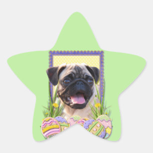 Easter Egg Cookies - Pug Star Sticker