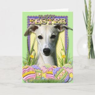 Easter Egg Cookies - Whippet Holiday Card