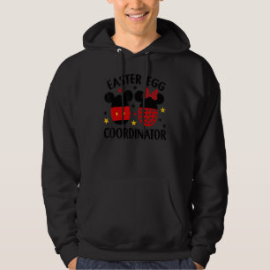 Easter Egg Coordinator Ear Mouse Funny Easter Day Hoodie