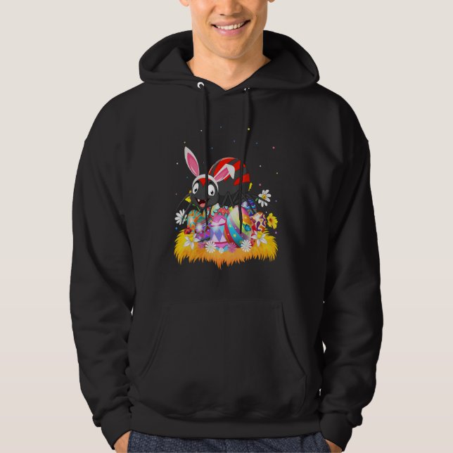Easter Egg Cute Spider Easter Sunday Hoodie (Front)