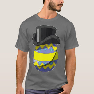 Easter egg Easter Gentleman Cylinder T-Shirt
