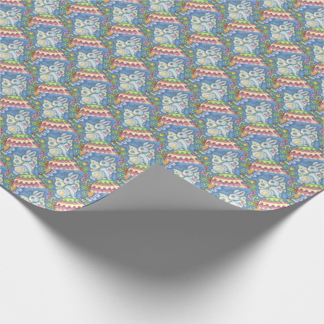 EASTER EGG FAIRY, RABBIT WRAPPING PAPER Holiday (Corner)