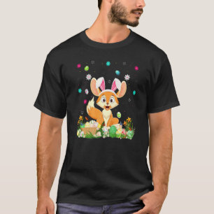 Easter Egg Fennec Fox Easter Sunday T-Shirt