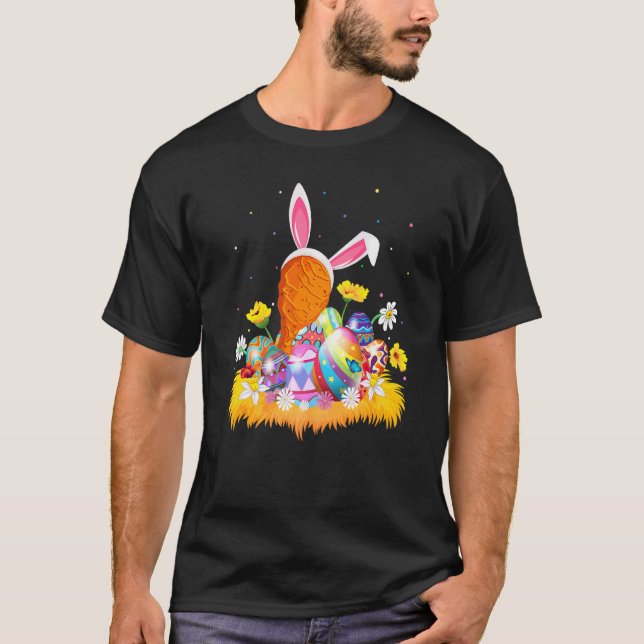 Easter Egg Fried Chicken Easter Sunday T-Shirt (Front)