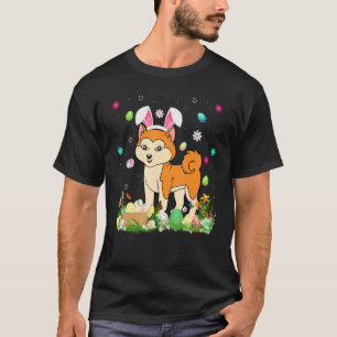 Easter Egg Funny Akita Inu Dog Easter Sunday T-Shirt