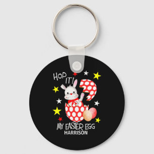 Easter Egg Funny Bunny Personalized T Shirt Key Ring