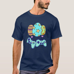 Easter Egg Games Controllers - Gamers Love Easter T-Shirt