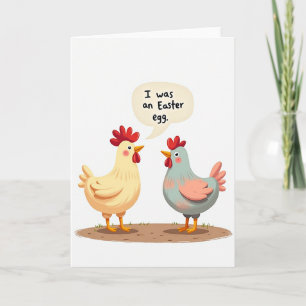Easter Egg Hen Funny Card
