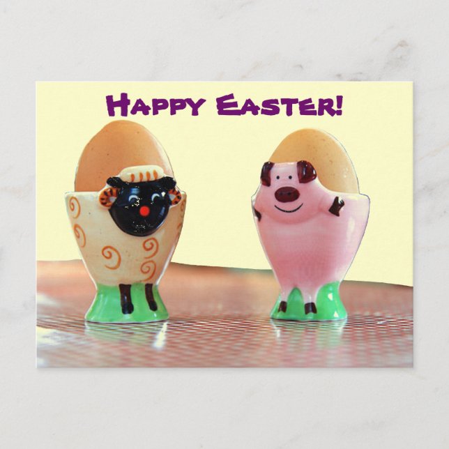 Easter Egg Holders Postcard (Front)