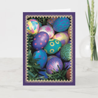 Easter Egg Holiday Greeting Card