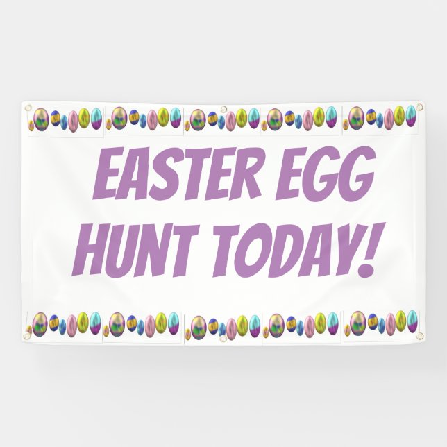 Easter Egg Hunt Banner (Horizontal)