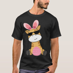 Easter Egg Hunt Bunny Ear Giraffe Easter Day 2023 T-Shirt