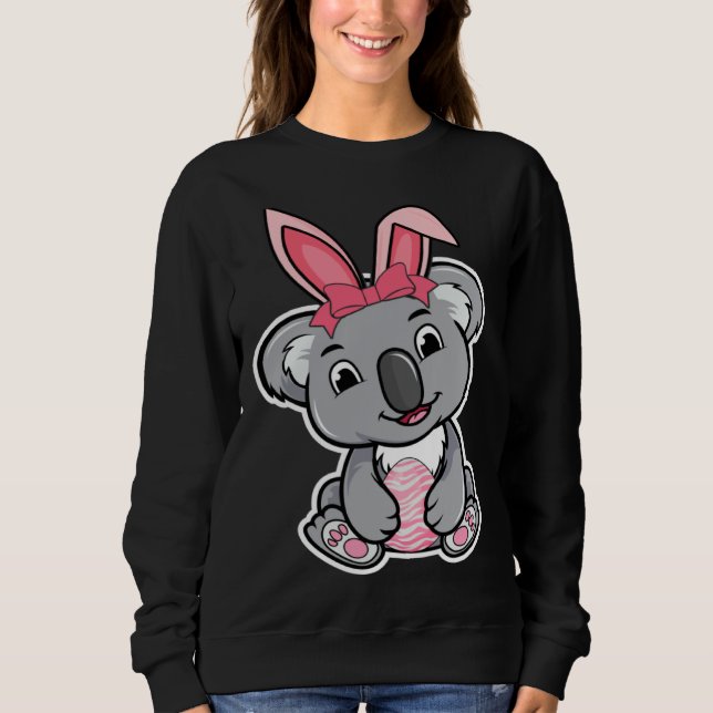 Easter Egg Hunt Bunny Ear Koala Easter Day 2023 Sweatshirt (Front)