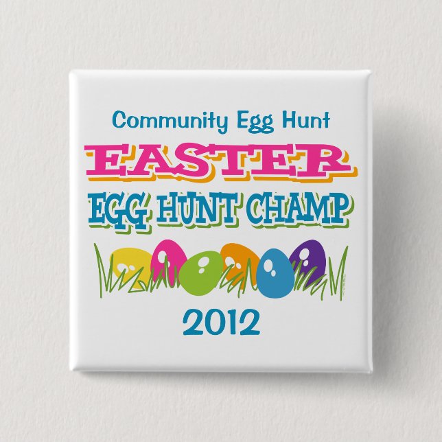 Easter Egg Hunt Champ Button (Front)