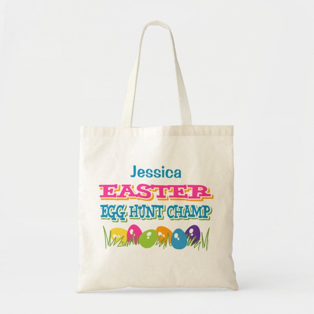 Easter Egg Hunt Champ Tote Bag (Front)