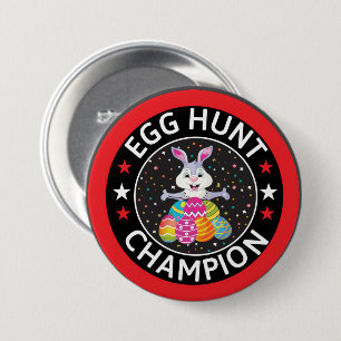 Easter Egg Hunt Champion 7.5 Cm Round Badge