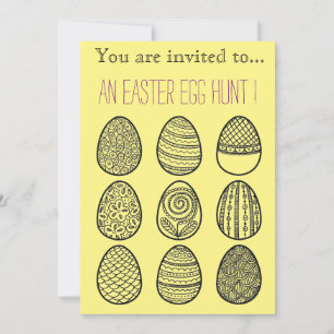 Easter Egg Hunt Easter party celebration Invitation