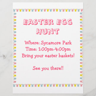 Easter Egg Hunt Flyer