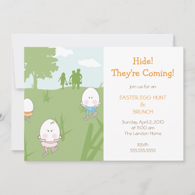 Easter Egg Hunt Invitation (Front)