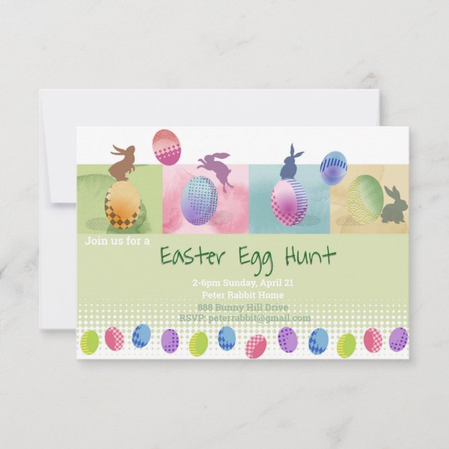 Easter Egg Hunt Invitation (Front)