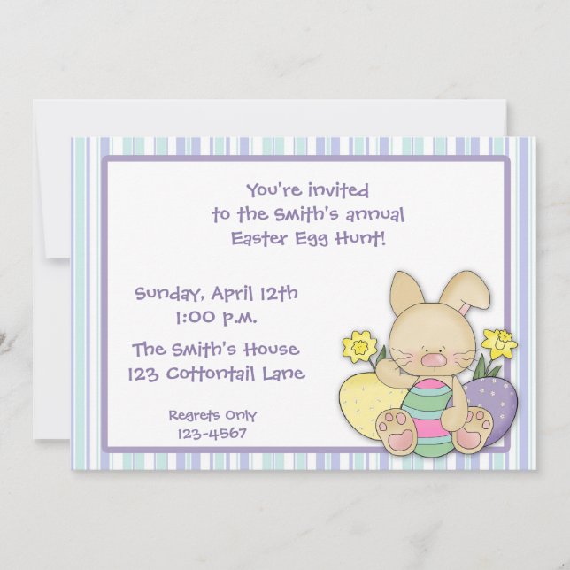 Easter Egg Hunt Invitation (Front)