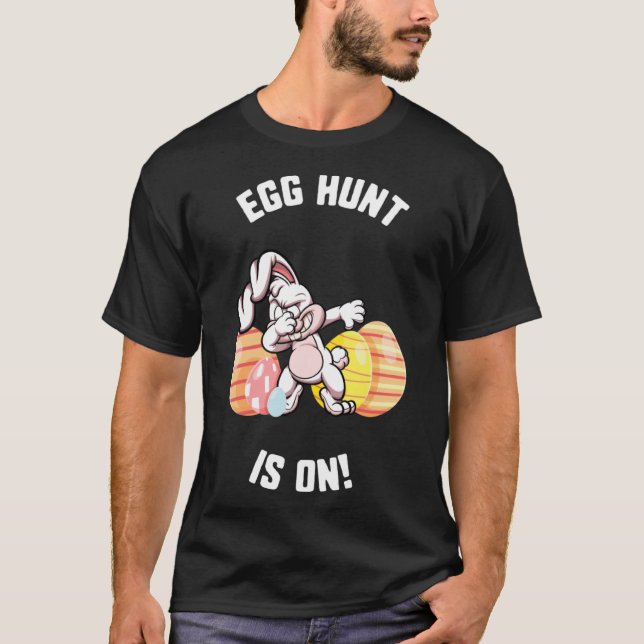 Easter Egg Hunt Is On Dabbing Bunny Candy kids  Sp T-Shirt (Front)