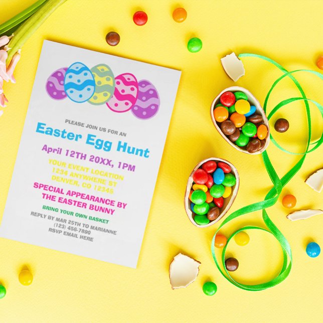 Easter Egg Hunt Party Invitation (Creator Uploaded)