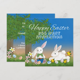 Easter Egg Hunt Party Invitation