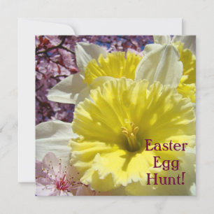 Easter Egg Hunt & Party! Invitations Daffodils