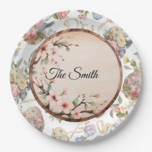 Easter Egg Hunt Party with Family Name