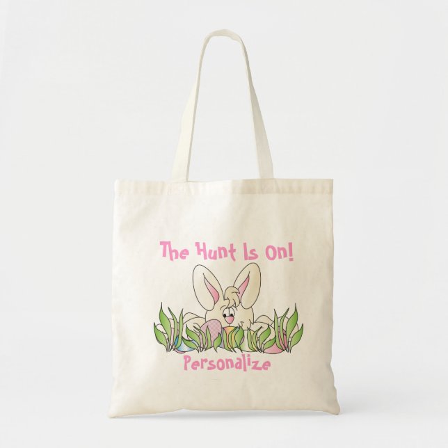 Easter Egg Hunt - Personalise Tote Bag (Front)
