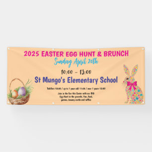 Easter Egg Hunt Personalised Banner
