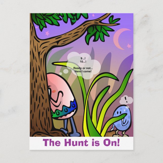 Easter Egg Hunt Postcard (Front)