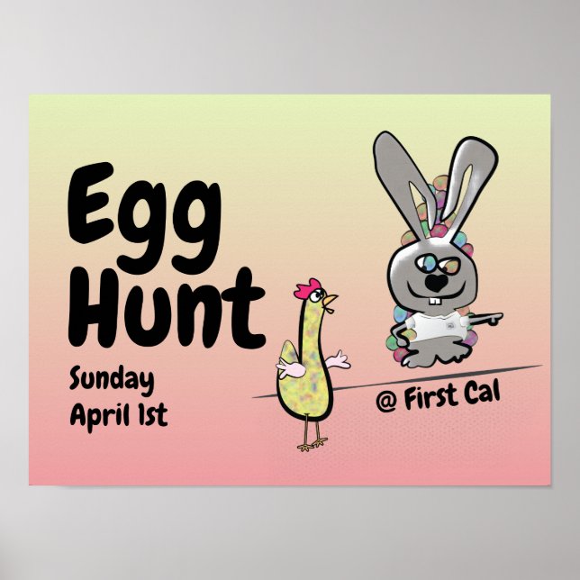 Easter Egg Hunt Poster (Front)