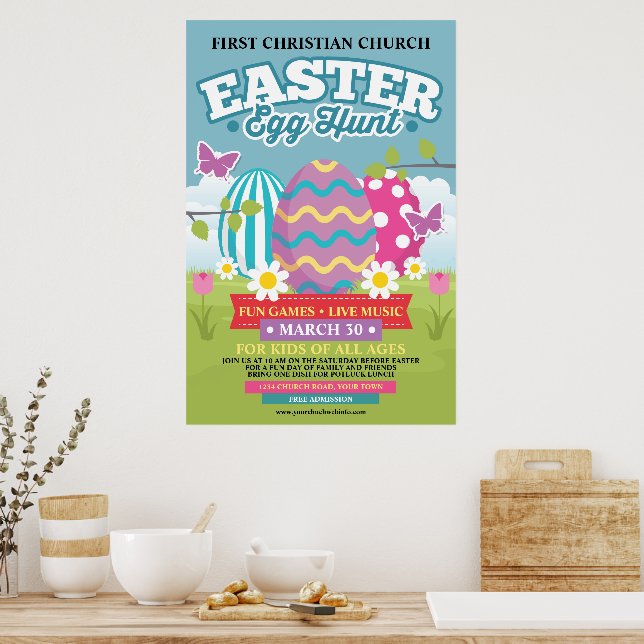 Easter Egg Hunt Poster (Kitchen)